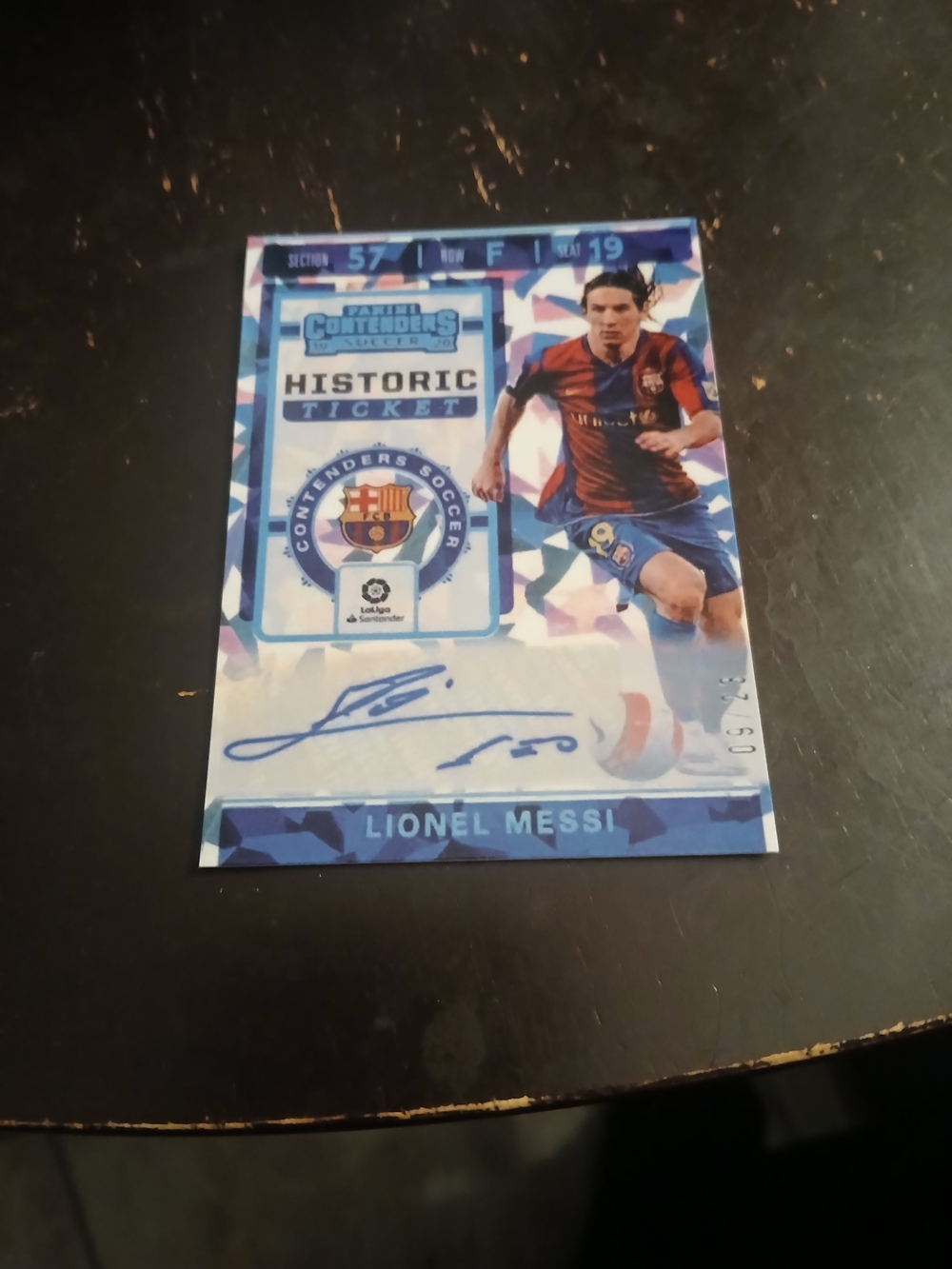 Panini Blue Historic Ticket Autograph Facsimile